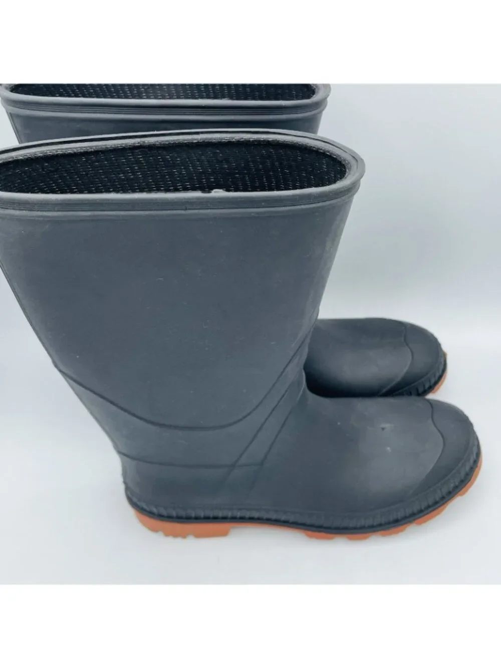 Rain Boots Womens Size 6 Black Waterproof Gardening Rubber Mud Shoes